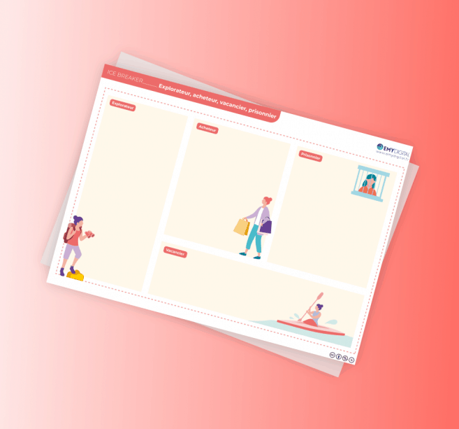 Télécharger notre Ebook Template Icebreaker : Prisonnier, acheteur, vacancier, explorateur      